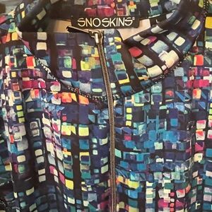 Snoskins midlayer ski top, large